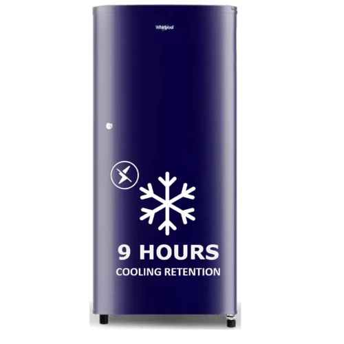 Whirlpool 184L, 3-Star Direct-Cool Single Door Refrigerator (205 WDE CLS 3S SAPPHIRE BLUE-Z)