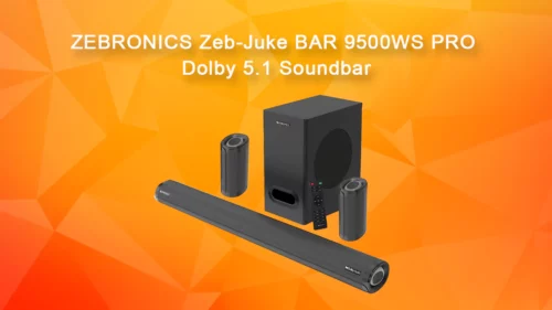 ZEBRONICS Zeb-Juke BAR 9500WS PRO Dolby 5.1 soundbar and home theater with Wireless Satellites
